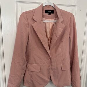 Forever 21 Blush Pink Single-Button Blazer